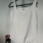SO  White Corset Sleeveless Bodysuit XS Photo 4