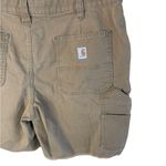 Carhartt  Women’s Sz 14 Canvas Work Shorts Loose Fit Rugged Flex Photo 3