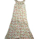 Free People She’s A Dream Strawberry Fields Maxi Dress Womens L Photo 8