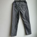 Mother The Dropout Last Chance Saloon Gray High Rise Size 25 Light Distress Black Photo 5