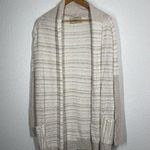 All Saints Spitafields Pointelle Knit Cardigan Sweater Womens 10 Cream Beige Photo 0