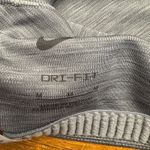 Nike  Dri Fit Medium Grey Racerback Sports Bra Activewear Workout Photo 3