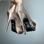 Nina New York Women Satin Peep Toe Platform Stiletto Heels Shoes Size 7 37 Photo 2