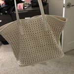 Lulus White Woven Tote Photo 0