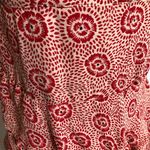 Rachel Mara red floral silk tiered dress size 6 Photo 2