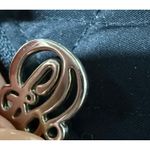 Vera Bradley Black Microfiber Gigi Baguette Evening Shoulder Bag Flower Y2K Photo 5