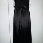 Windsor Black Satin Formal Dress V-neck Photo 1