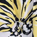 EXPRESS  Yellow Floral Print Strapless Mini Dress Size 0 Colorful Resortwear Dres Photo 4