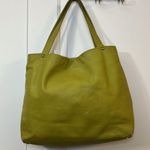 Kate Spade REHAB Lime Green Soft Leather Tote Handbag Photo 6