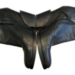 Ash  Chelsea Lula Wedge Ankle Black Leather Funky Bootie, Sz EU37 Photo 5