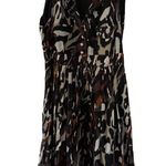 ZARA Women’s Abstract Print Sleeveless Collared Neckline Dress in Medium Photo 0