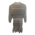 Shoshanna Anthropologie Etta Dress XL Multicolor Fair Isle Stripe Sweater Knit Photo 1