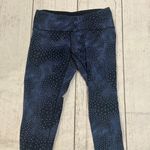 Tuff Athletics  blue patterned leggings Photo 1