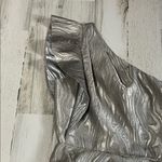 Saylor  Ann One-Shoulder Silver Dress Size Small.  NWT Photo 5
