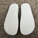 Moschino  Logo Slide Sandals in White, Size 38 New in Box Photo 4