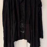Lauren Moshi  Sword & Brass Kuckles Women’s Black Cardigan Size Small Photo 3