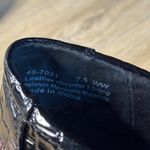 Easy Street Shoes Black Patent Croc Embossed Slip On Loafer Comfort Shoes 7.5 WW Photo 7