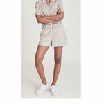 Reiss  Lacey Linen Blend Pull On Shorts in Gray Size 4 Photo 1