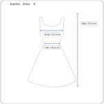 EXPRESS Womens Dress Size 8 Colorblock Summer Geometric Tank Skater Tennis Retro Photo 9