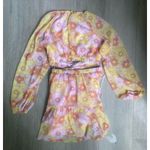 Steve Madden NWT  Cadi Floral Long Sleeve Mini‎ Dress Size Small Photo 5