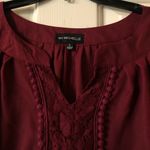 My Michelle Burgundy Blouse Photo 3