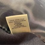 Christopher & Banks  | Navy Zip-Up Faux Leather Floral Embroidered Jacket | PXL Photo 12