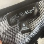 Say What? Say What? Zebra Black White Knitted Mini Strappy Dress S Photo 4