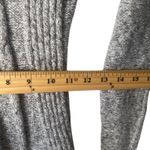 Hollister  Y2k Size‎ Medium Gray Cable Knit Long Sleeve Babydoll Sweater Dress Photo 7