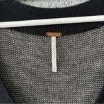 Free People  Striped Sweater Top Wool Blend Scoop Neck Babydoll Size Small Photo 3