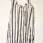 The Jetset Diaries  TJD Nautical Blue White Stripe Linen Pom Pom Dress Large Photo 5