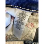 True Religion Jeans Womens 27 Blue Jennie Curvy Mid Rise Skinny Contrast Stitch Photo 6