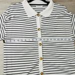 Things Between Striped Cardigan midi Dress Size XS Black Photo 6