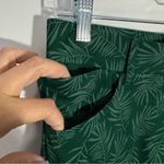 Betabrand NWOT 7-Pocket Dress Pant Yoga Pant Straight Green Palm Leaf Size Small Photo 10