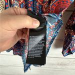 Farm Rio  Women's Energy Scarf‎ Printed Button Up Long Sleeve Blouse Size … Photo 5