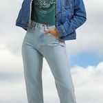 Wrangler  Cowboy Cut Jeans 14MWZ Slim Fit Tapered Leg – 3x32 Light Wash – NWT Photo 0