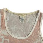 Lucky Brand 2 for $30  Floral Tank Top Large Pink White Stretch Boho Hippie XS Photo 1