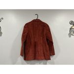 Wilson's Leather Red Suede Blazer Coat Buttons Women's Large L Photo 3