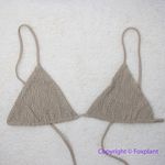 Aila Blue NEW Free People Soraya Bikini Top, tan, size L Photo 3
