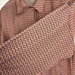 ZARA  Satin Effect Floral Print Button Front Shirt Dress Long Sleeve Duster Small Photo 7