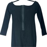 S/W/F SWF Off Shoulder Body con Midi Dress Black Small Photo 5