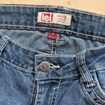 Y2K Lei Ashley Low Rise Jeans Slim Bootcut Regular Embellished Junior's Size 7 Blue Photo 3