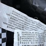 ZARA S Y2K Black White Checked Plaid Sleeve Mini Dress Photo 9