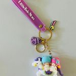 LITTLE TWIN STARS Keychain Keyring Key Fob Holder Bag Charm Accessories White Photo 0