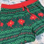 Holiday Time  green & red Christmas pajama pants size large Photo 6