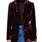 Banana Republic  Velvet Burgundy Blazer size 2 Photo 2