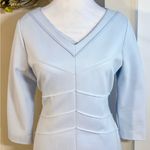 Antonio Melani Simmons V-Neck Banded Sheath Dress in Twilight Jewel Woman’s 8 💚 Photo 1