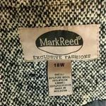 Mark Reed Fashion Women's Wool Coat Jacket White/Black Sz 18W Gray Photo 10