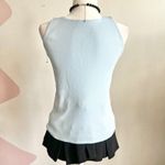 Baby Blue Knit Tank Top, Y2K, Soft Girl, Coquette,‎ Cottagecore, Fairy, Medium Photo 2