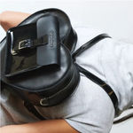 Dr. Martens  Black Heart-Shaped Crossbody/ Backpack Bag Photo 3