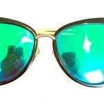 None Mirrored cat eye sunglasses Photo 0